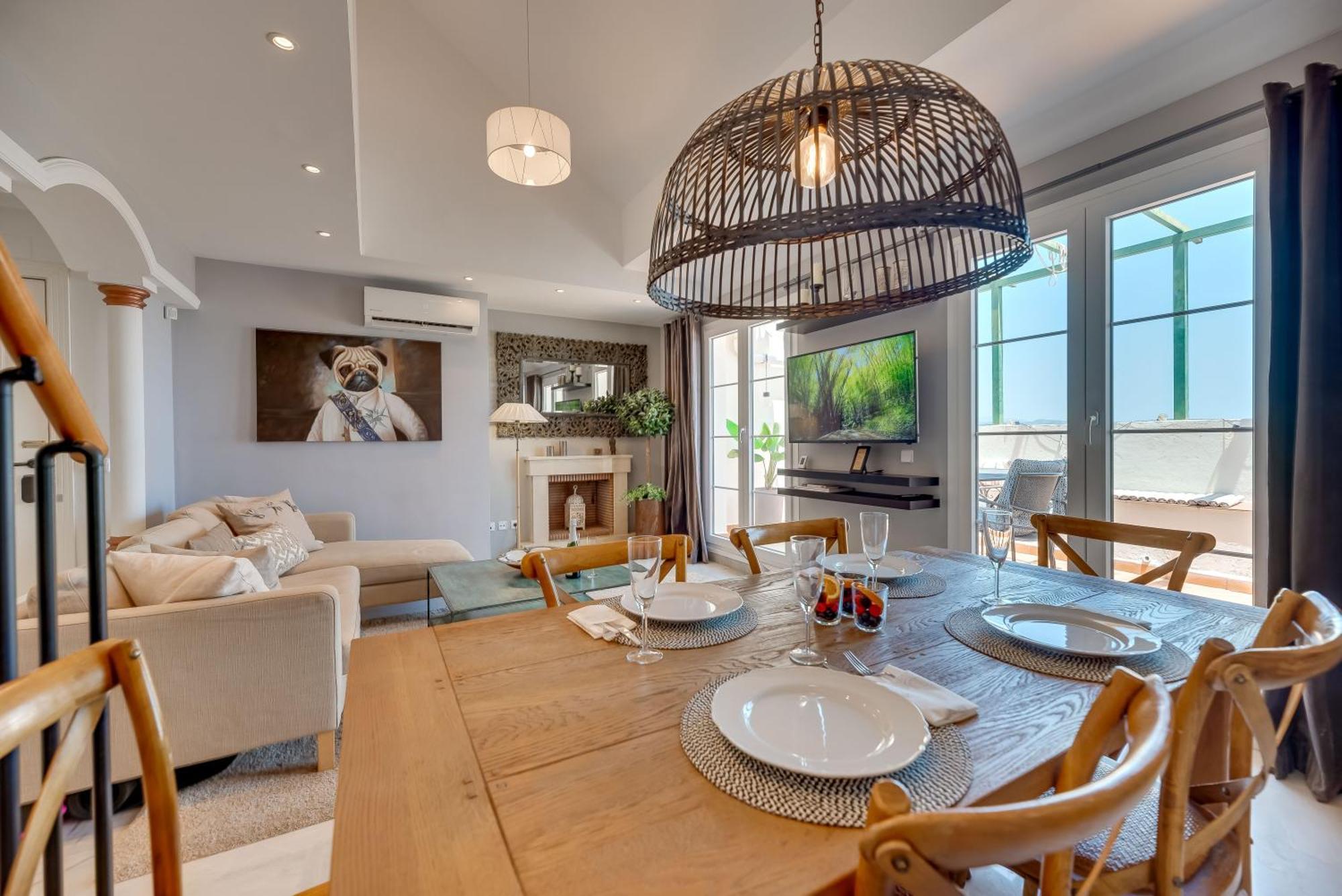 Elegant 2 Bdrm Penthouse With Bbq And Pools Lägenhet Marbella Exteriör bild